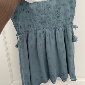 Girls sleeveless cotton dress